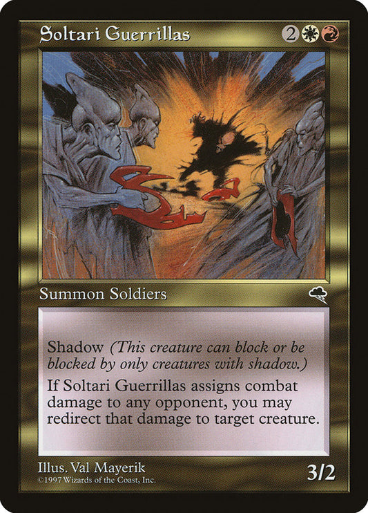 MTG Card Title: Soltari Guerrillas TMP/272