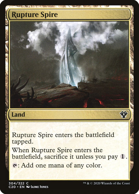 MTG Card Title: Rupture Spire C20/304