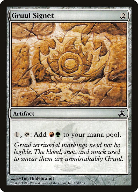 MTG Card Title: Gruul Signet GPT/150
