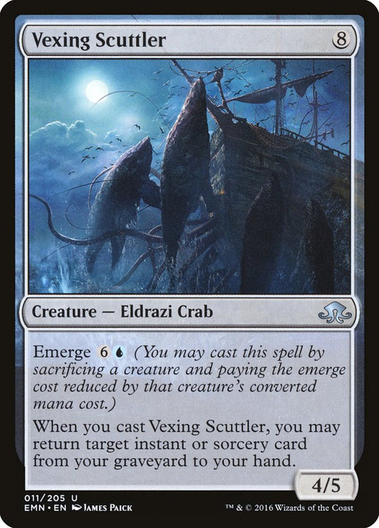 MTG Card Title: Vexing Scuttler EMN/11