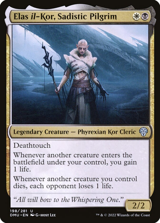 MTG Card Title: Elas il-Kor, Sadistic Pilgrim DMU/198