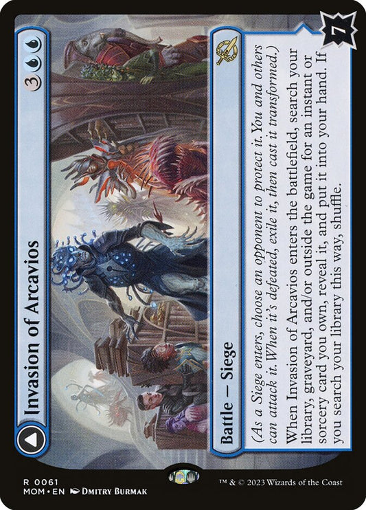 MTG Card Title: Invasion of Arcavios // Invocation of the Founders MOM/61