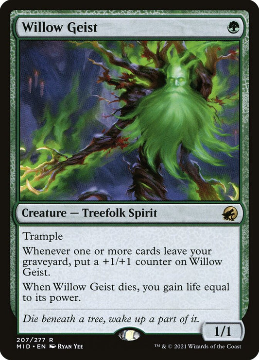 MTG Card Title: Willow Geist MID/207