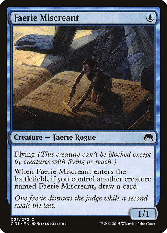 MTG Card Title: Faerie Miscreant ORI/57