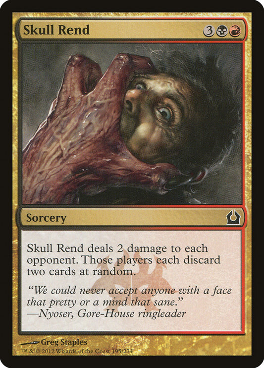 MTG Card Title: Skull Rend RTR/195