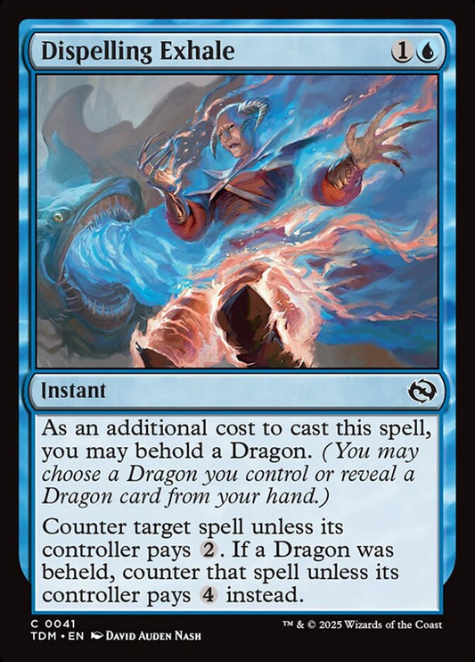 MTG Card Title: Dispelling Exhale TDM/41