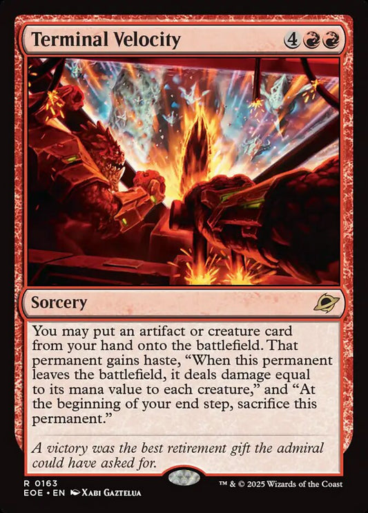 MTG Card Title: Terminal Velocity EOE/163