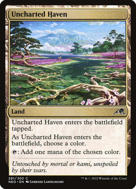 MTG Card Title: Uncharted Haven NEO/281