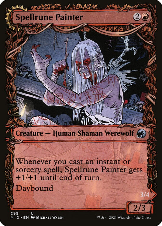MTG Card Title: Spellrune Painter // Spellrune Howler MID/295