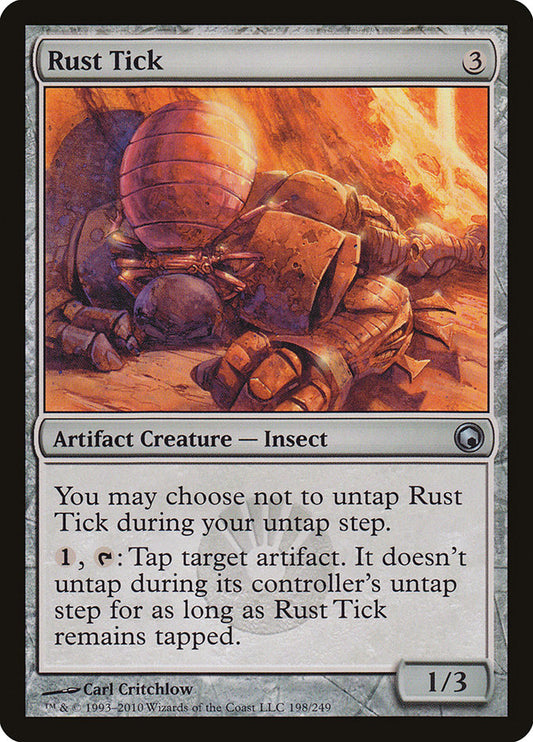 MTG Card Title: Rust Tick SOM/198