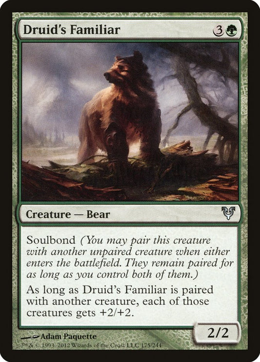MTG Card Title: Druid's Familiar AVR/175
