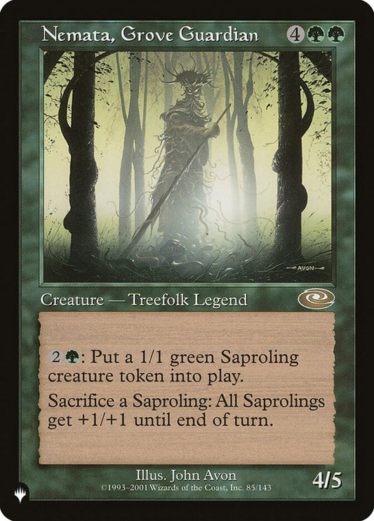 MTG Card Title: Nemata, Grove Guardian PLST/PLS-85
