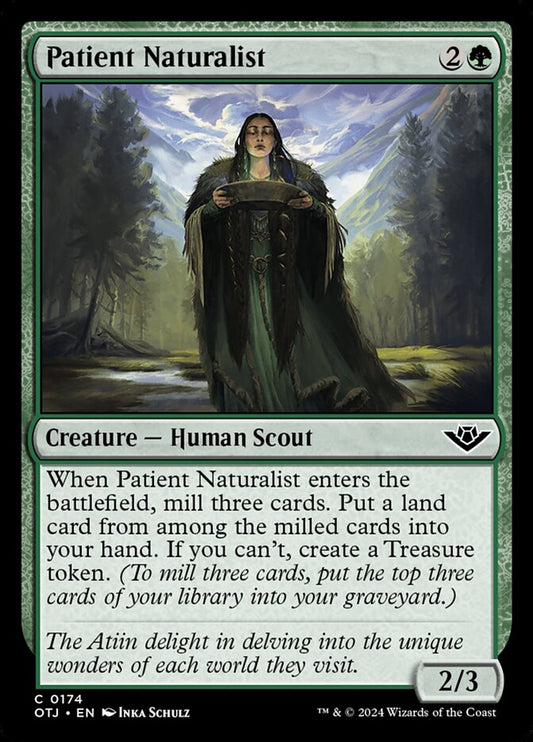 MTG Card Title: Patient Naturalist OTJ/174