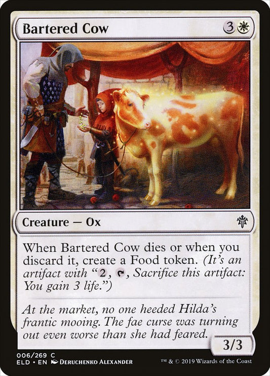 MTG Card Title: Bartered Cow ELD/6