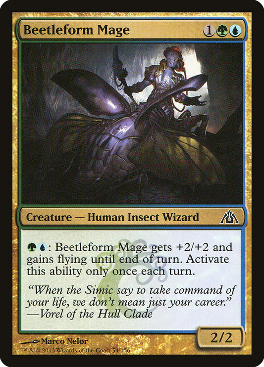 MTG Card Title: Beetleform Mage DGM/54