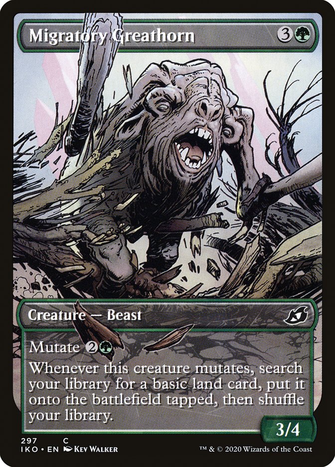 MTG Card Title: Migratory Greathorn IKO/297
