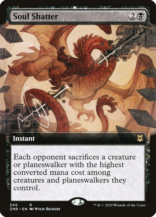 MTG Card Title: Soul Shatter ZNR/345