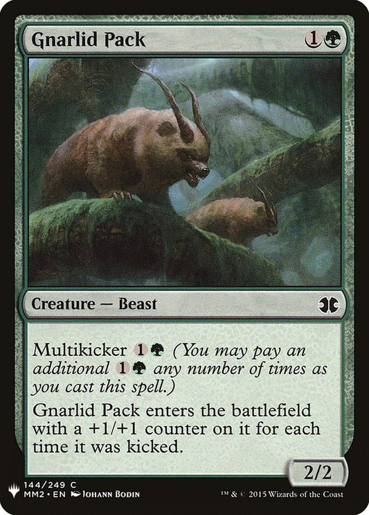 MTG Card Title: Gnarlid Pack PLST/MM2-144