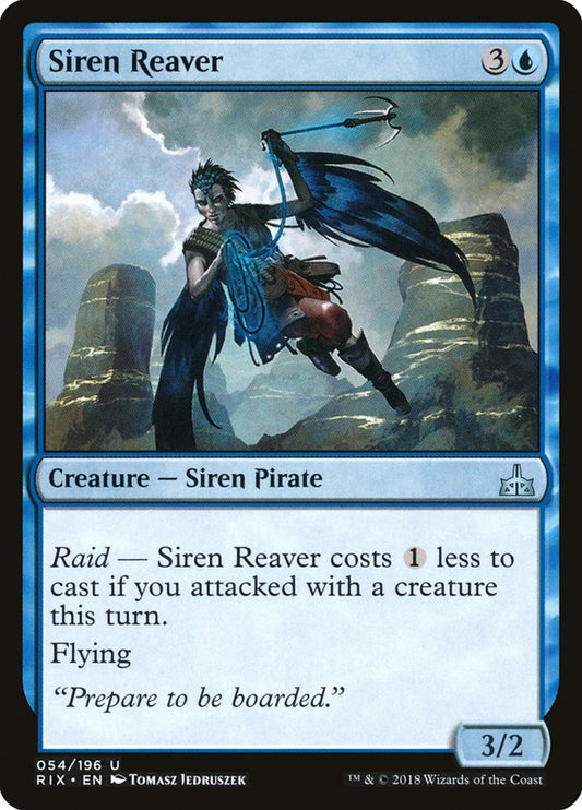 MTG Card Title: Siren Reaver RIX/54
