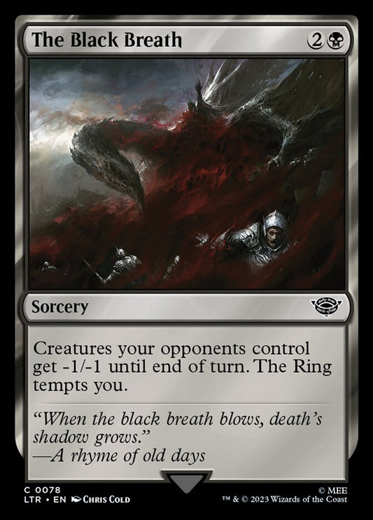 MTG Card Title: The Black Breath LTR/78