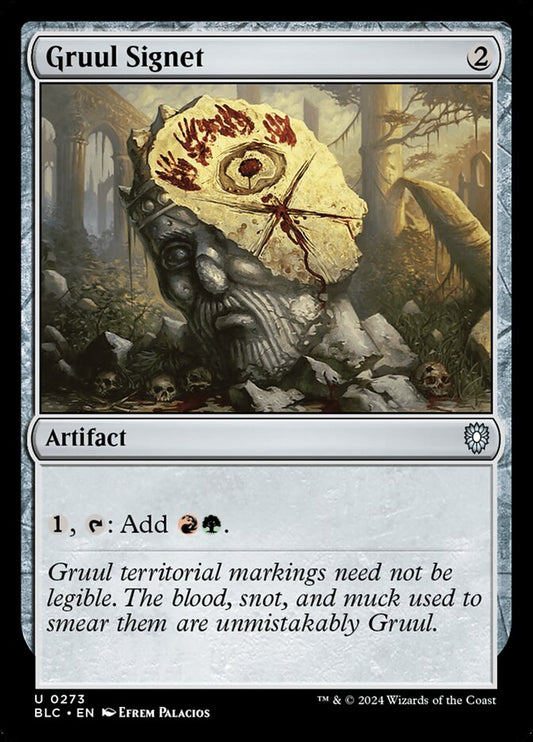 MTG Card Title: Gruul Signet BLC/273