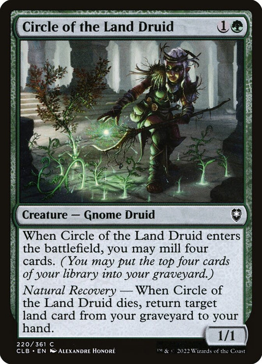 MTG Card Title: Circle of the Land Druid CLB/220