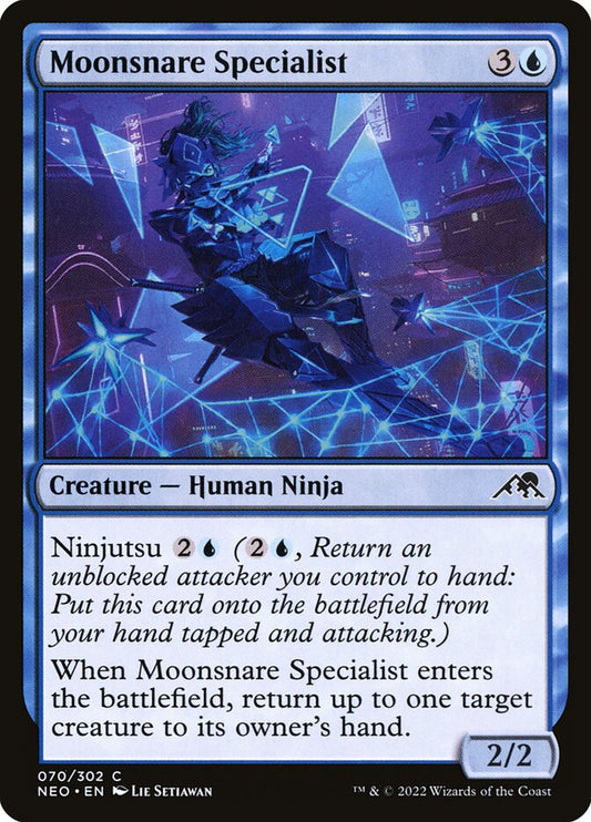 MTG Card Title: Moonsnare Specialist NEO/70