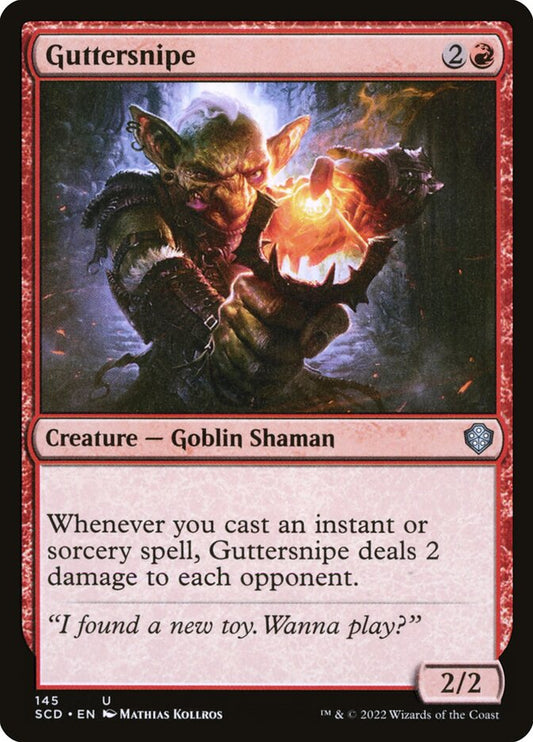 MTG Card Title: Guttersnipe SCD/145