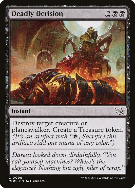 MTG Card Title: Deadly Derision MOM/99