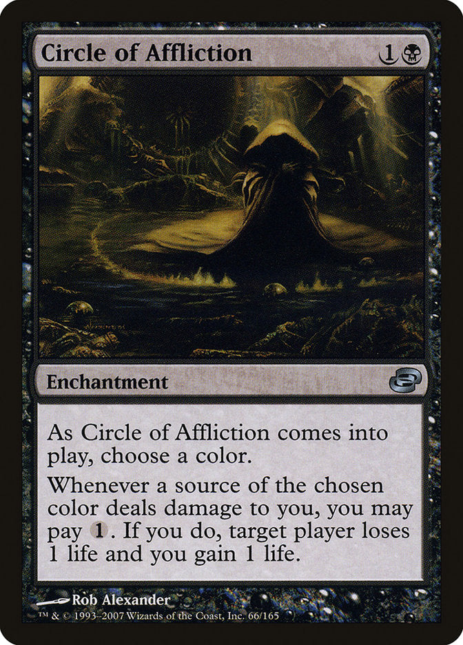 MTG Card Title: Circle of Affliction PLC/66