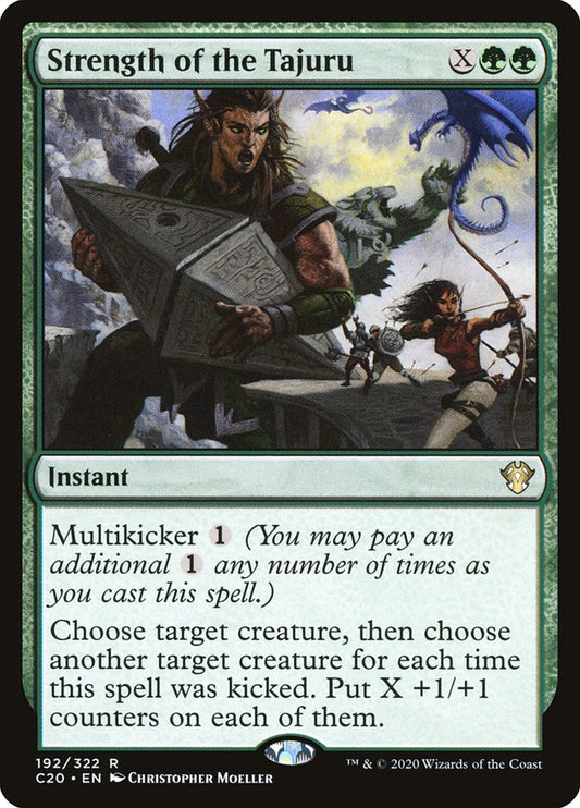 MTG Card Title: Strength of the Tajuru C20/192