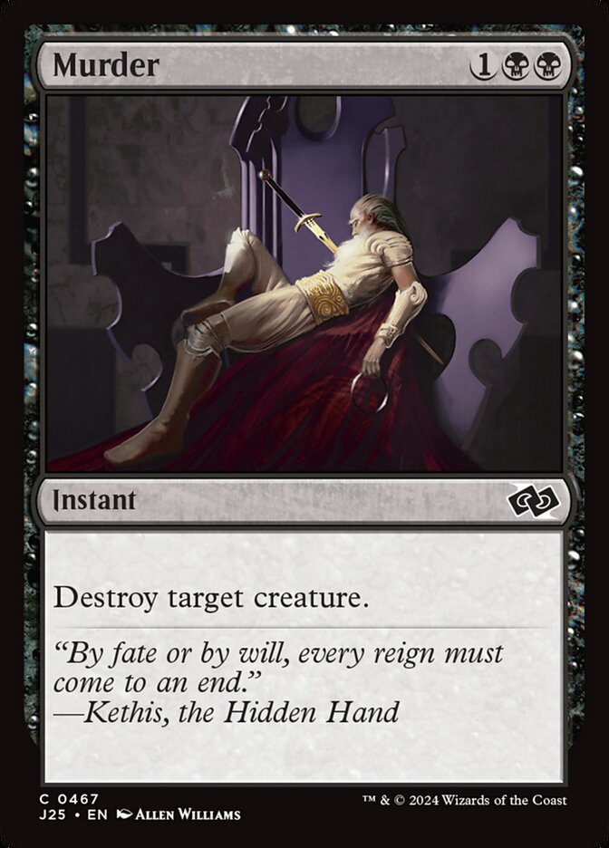 MTG Card Title: Murder J25/467