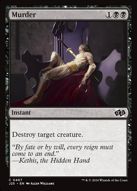 MTG Card Title: Murder J25/467