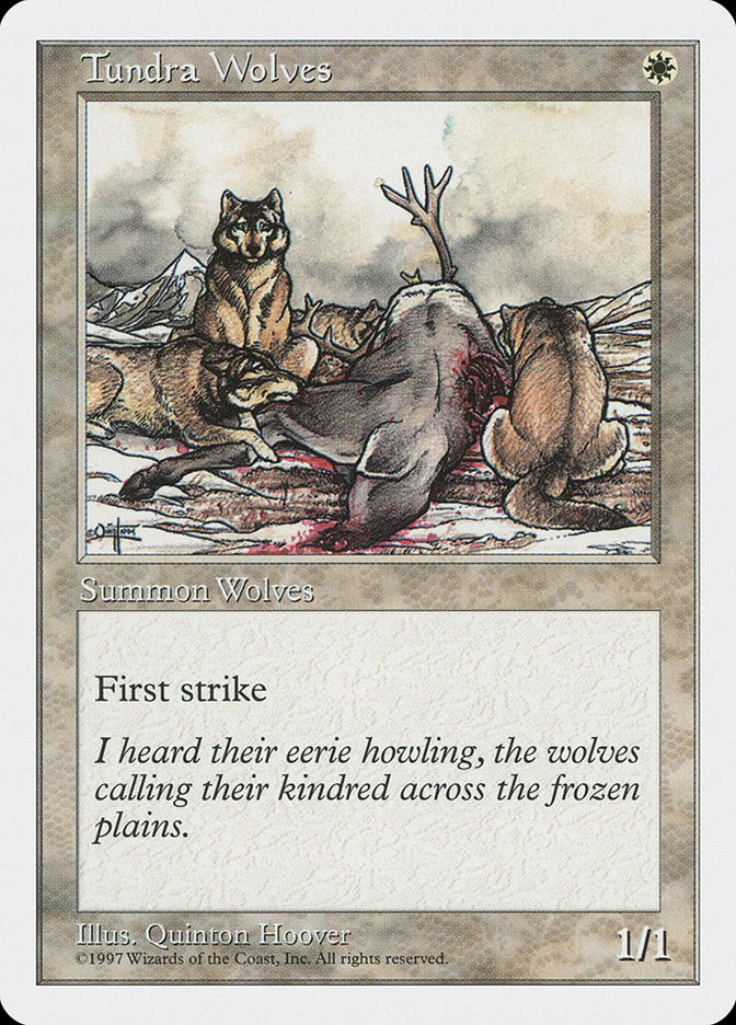 MTG Card Title: Tundra Wolves 5ED/66