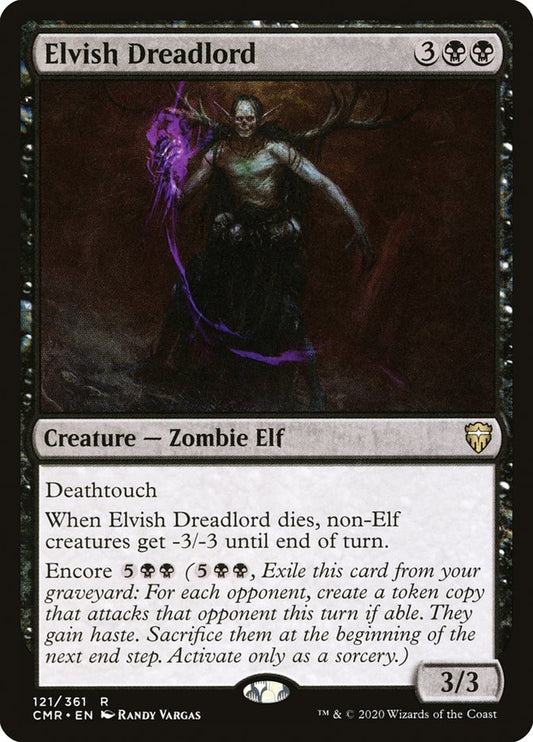 MTG Card Title: Elvish Dreadlord CMR/121