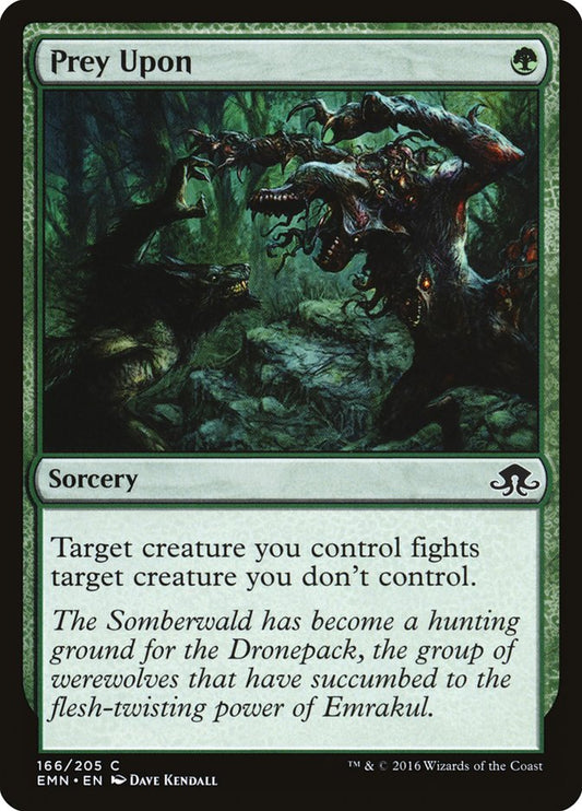 MTG Card Title: Prey Upon EMN/166