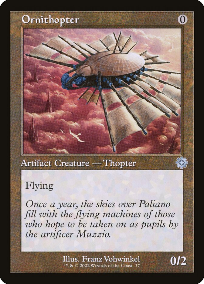 MTG Card Title: Ornithopter BRR/37