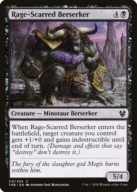 MTG Card Title: Rage-Scarred Berserker THB/113