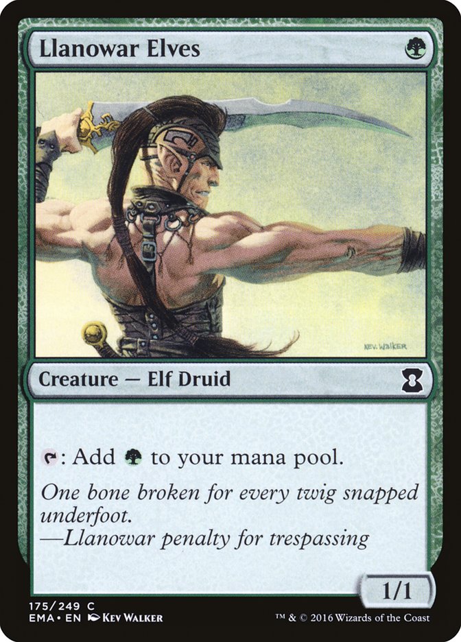 MTG Card Title: Llanowar Elves EMA/175