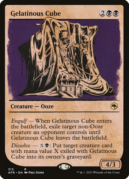MTG Card Title: Gelatinous Cube AFR/313