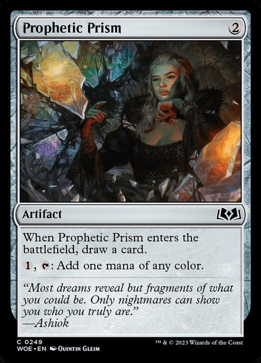 MTG Card Title: Prophetic Prism WOE/249