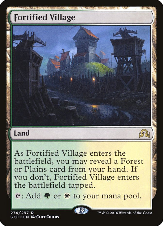 MTG Card Title: Fortified Village SOI/274