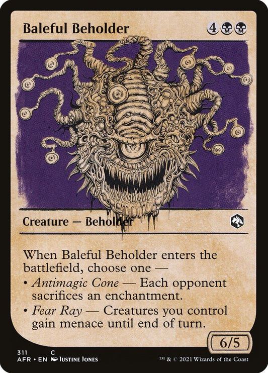 MTG Card Title: Baleful Beholder AFR/311
