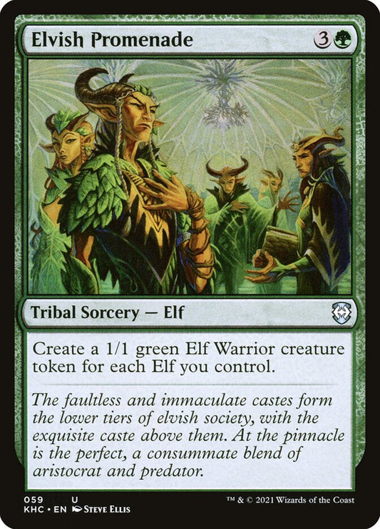 MTG Card Title: Elvish Promenade KHC/59