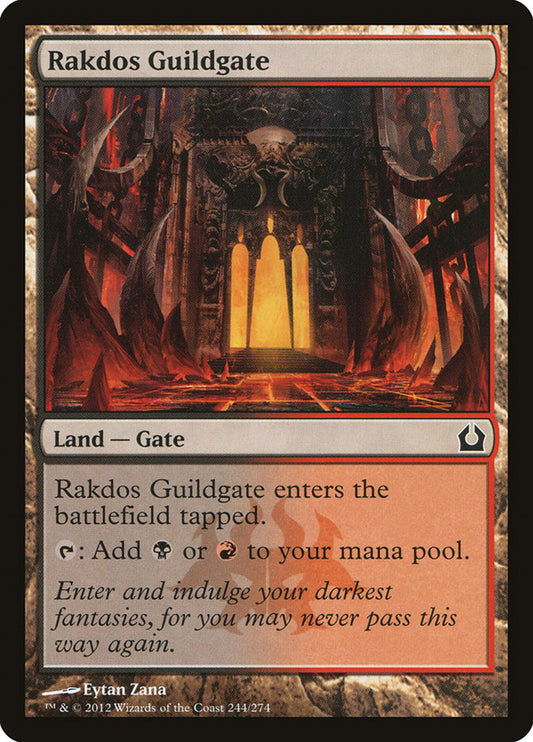 MTG Card Title: Rakdos Guildgate RTR/244
