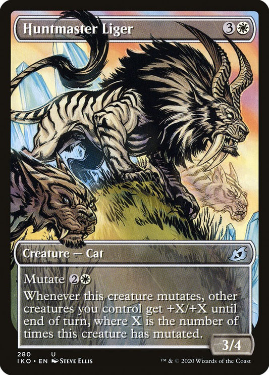 MTG Card Title: Huntmaster Liger IKO/280