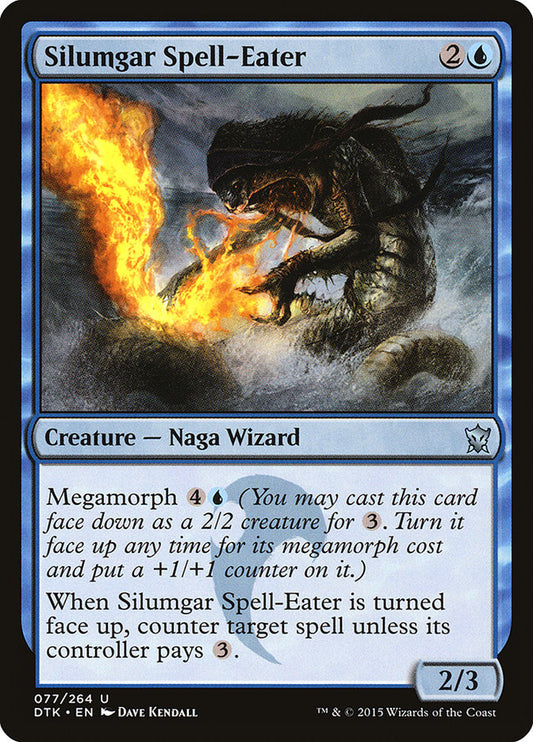 MTG Card Title: Silumgar Spell-Eater DTK/77