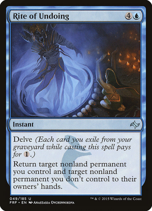 MTG Card Title: Rite of Undoing FRF/49