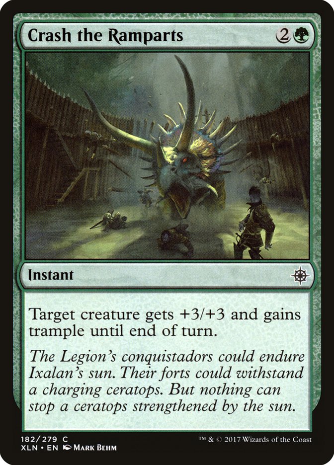 MTG Card Title: Crash the Ramparts XLN/182