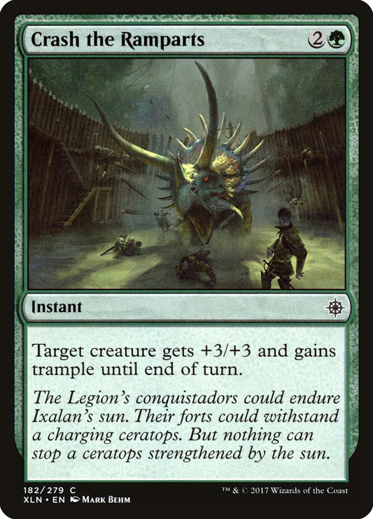 MTG Card Title: Crash the Ramparts XLN/182